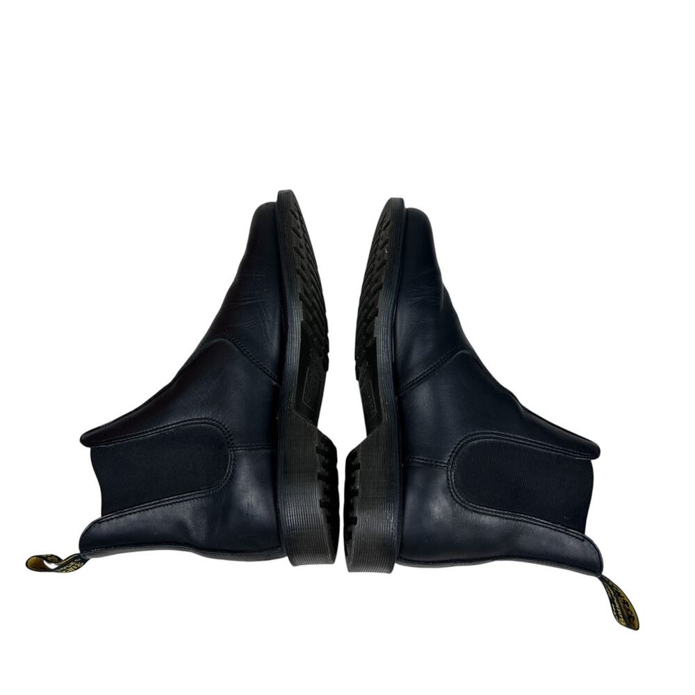 Dr. Martens Laura Black Smooth Leather Pull On Chelsea Boots 8 - Picture 7 of 7